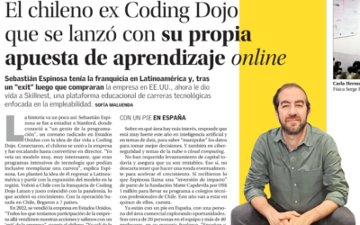 El chileno ex Coding Dojo que se lanzó con su propia apuesta de aprendizaje online — El Mercurio